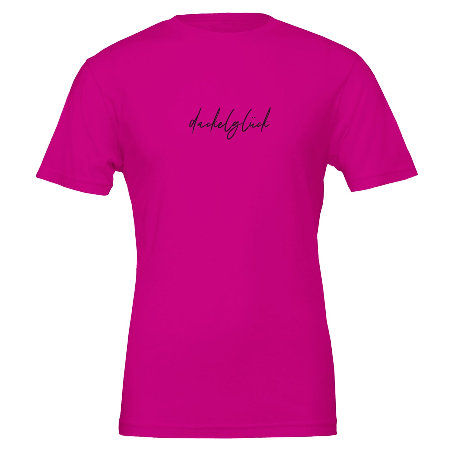 Dackel Unisex T-Shirt "Dackelglück" - Motiv schwarz - Berry