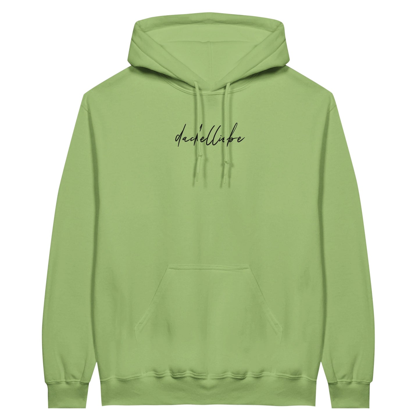 Dackel Hoodie "Dackelliebe" Unisex Pullover - Motiv schwarz - pistachio