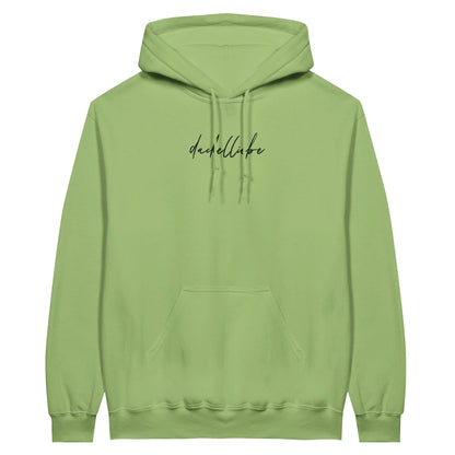 Dackel Hoodie "Dackelliebe" Unisex Pullover - Motiv schwarz - pistachio