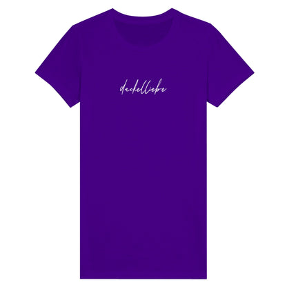 Dackel Damen T-Shirt "Dackelliebe" - Motiv weiß - Team Purple