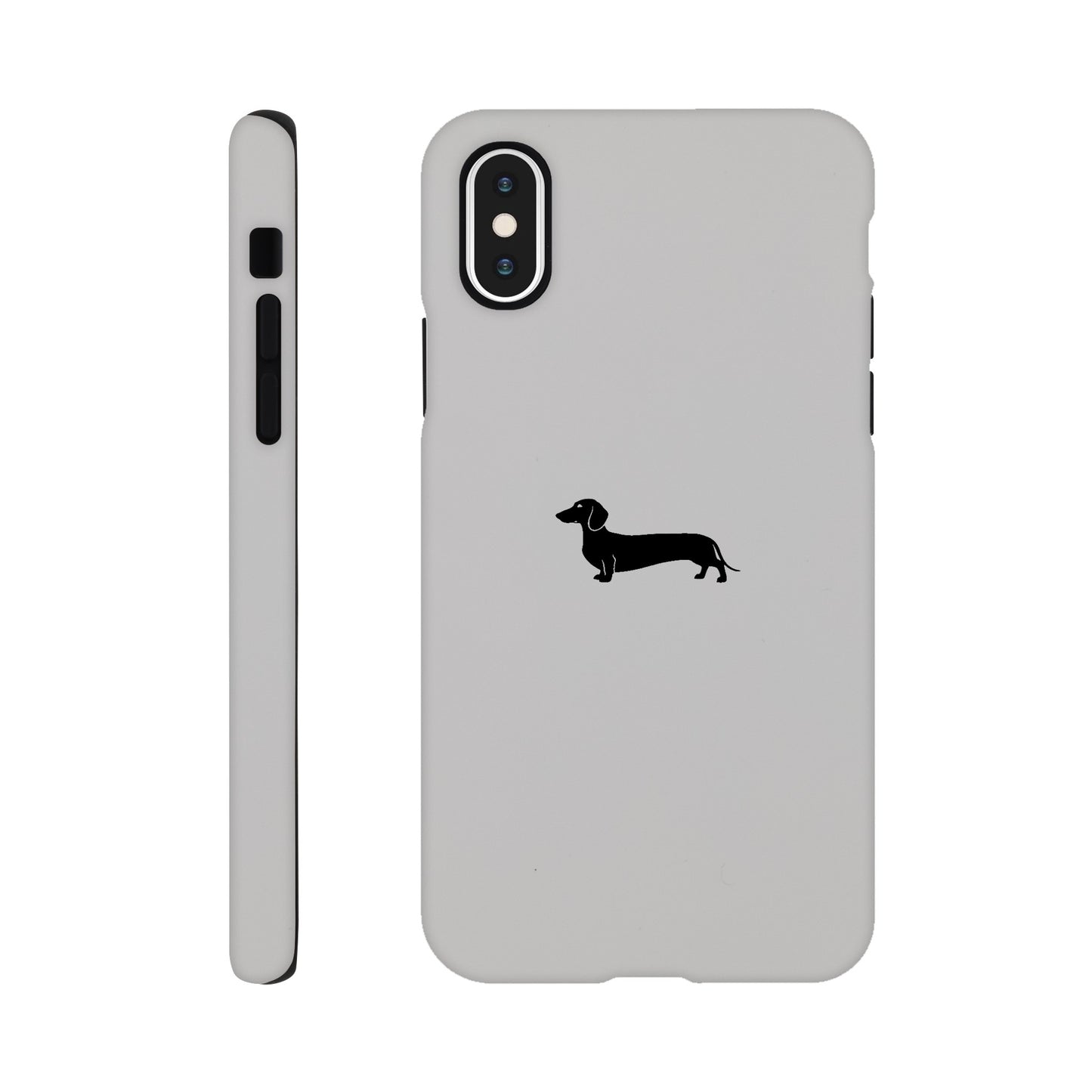 Dackel iPhone Handyhülle "Pablo" - Schwarz - iPhone X