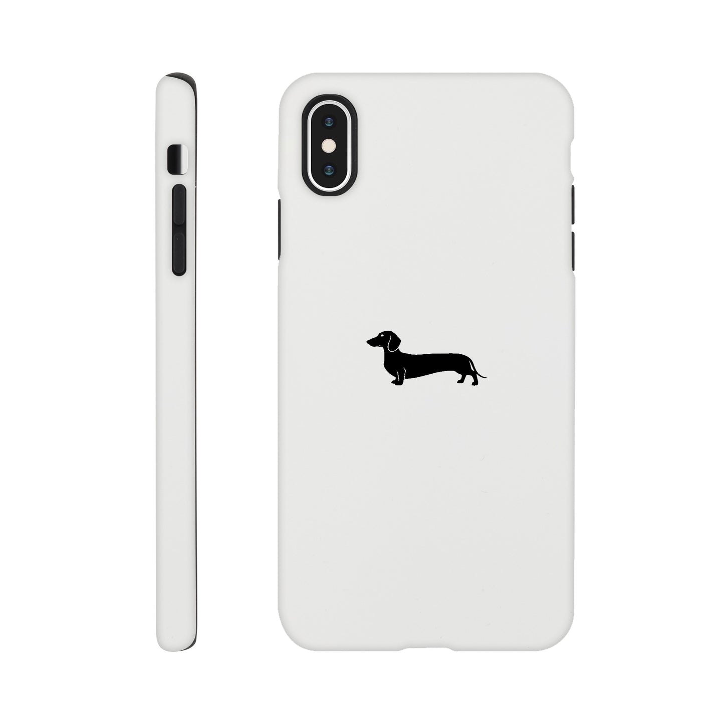 Dackel iPhone Handyhülle "Pablo" - Schwarz - iPhone XS Max