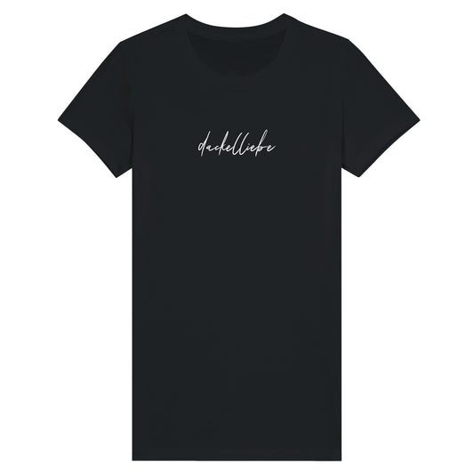 Dackel Damen T-Shirt "Dackelliebe" - Motiv weiß - Black